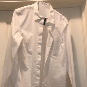 Dress white crisp shirt